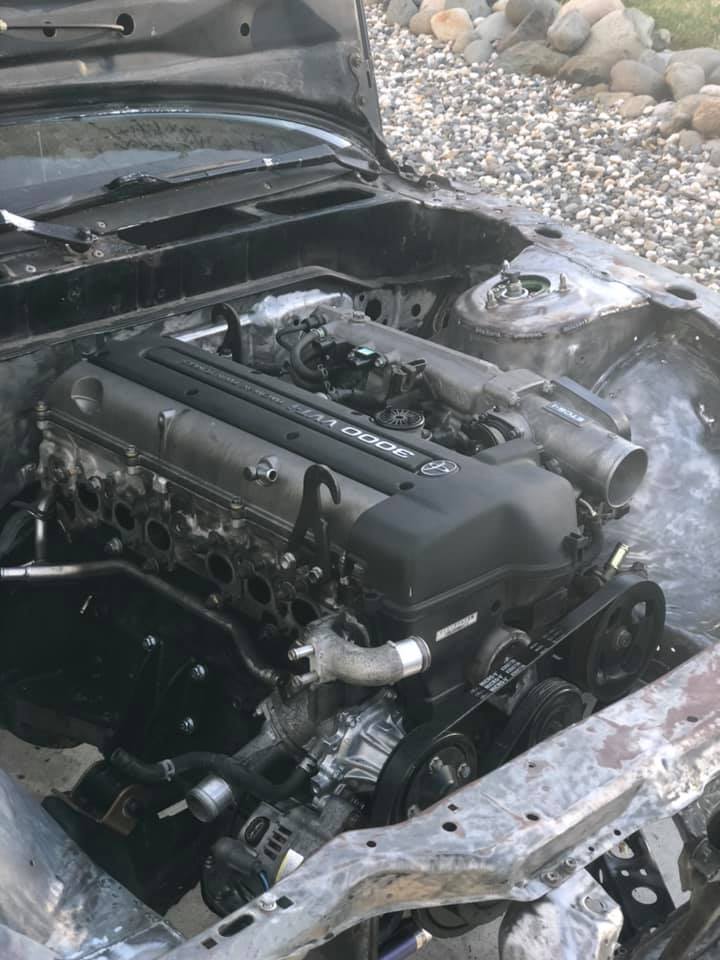 What are optimal 1JZ engine bay setups for S13?