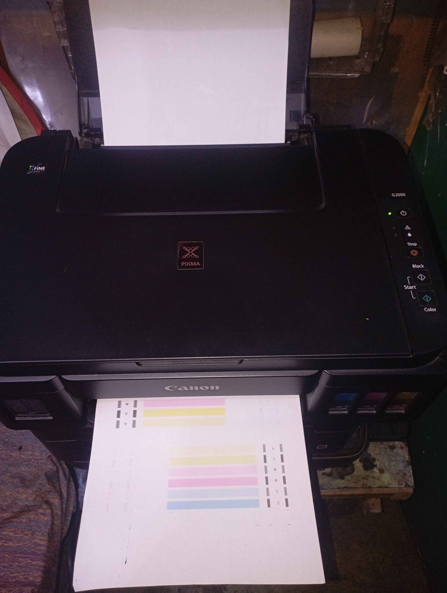 For sale printer Canon G2000 issue no black print out bukod dun Wala na ...