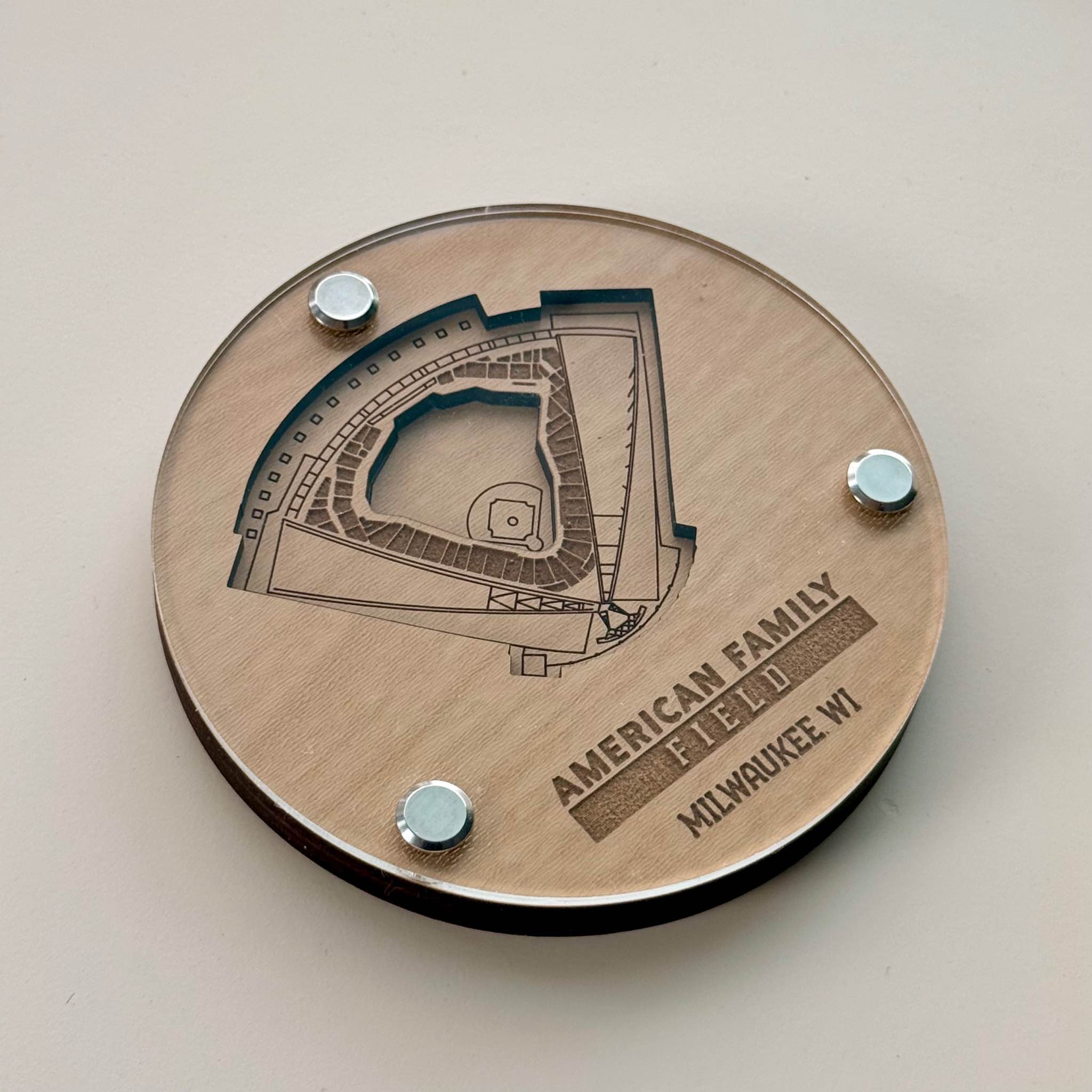 Wisconsin sports coasters - Decorative Plates, Bowls & Trays - Appleton ...