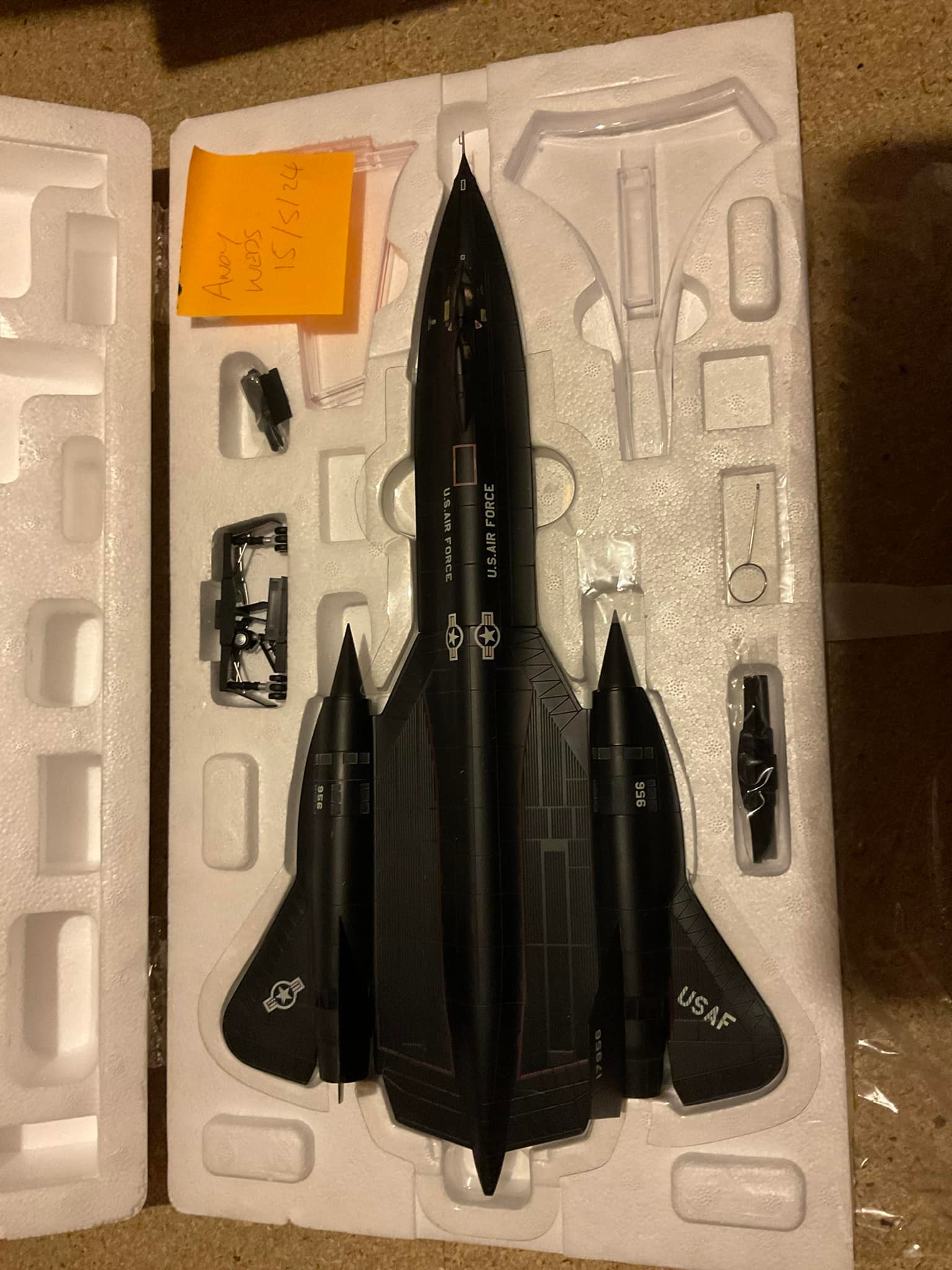 Hasegawa HSG01943 SR-71A BLACKBIRD ICHIBAN Modelbouw vliegtuig