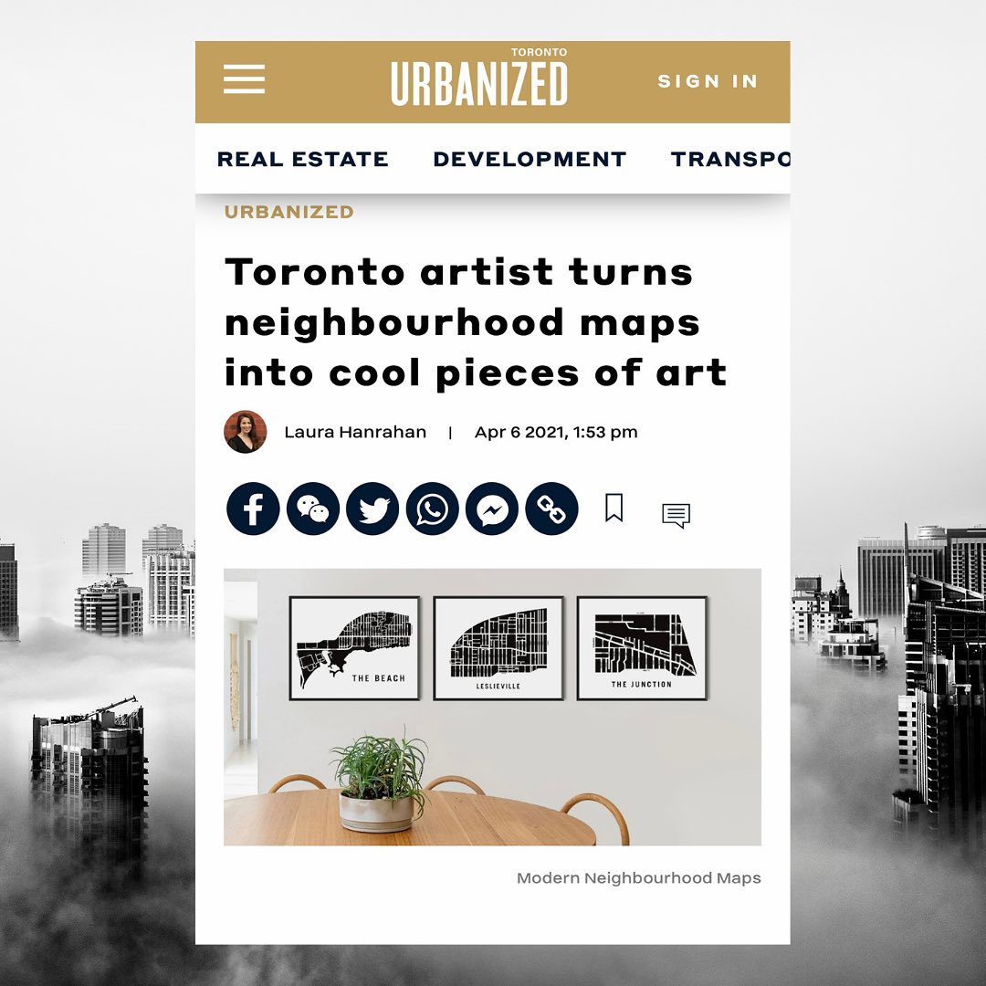 Modern Neighbourhood Maps... - Modern Neighbourhood Maps