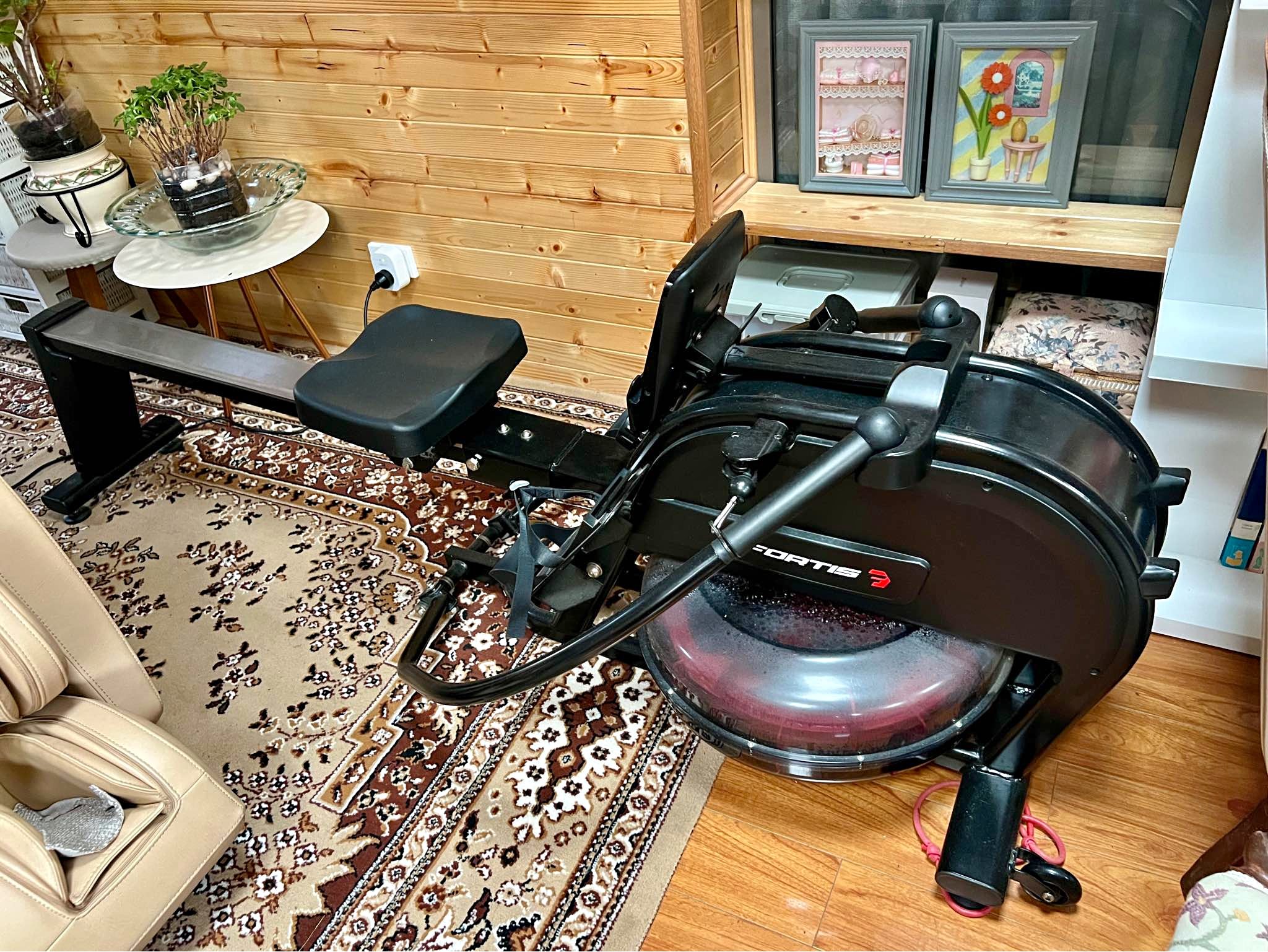 Fortis Water & Magnetic Hybrid Full Motion Rowing Machine - Rowing ...