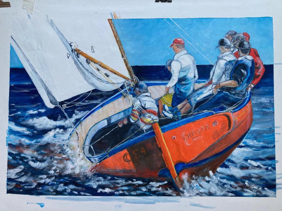 Couta Boats Queenscliff | Couta boat Maud (C178) under full sail-Source ...