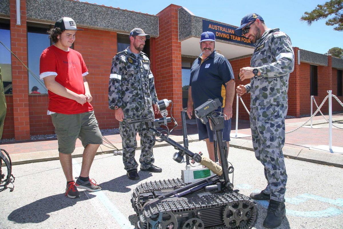 HMAS Stirling - Able Seaman Clearance Divers Josh Hilliard (right) and ...