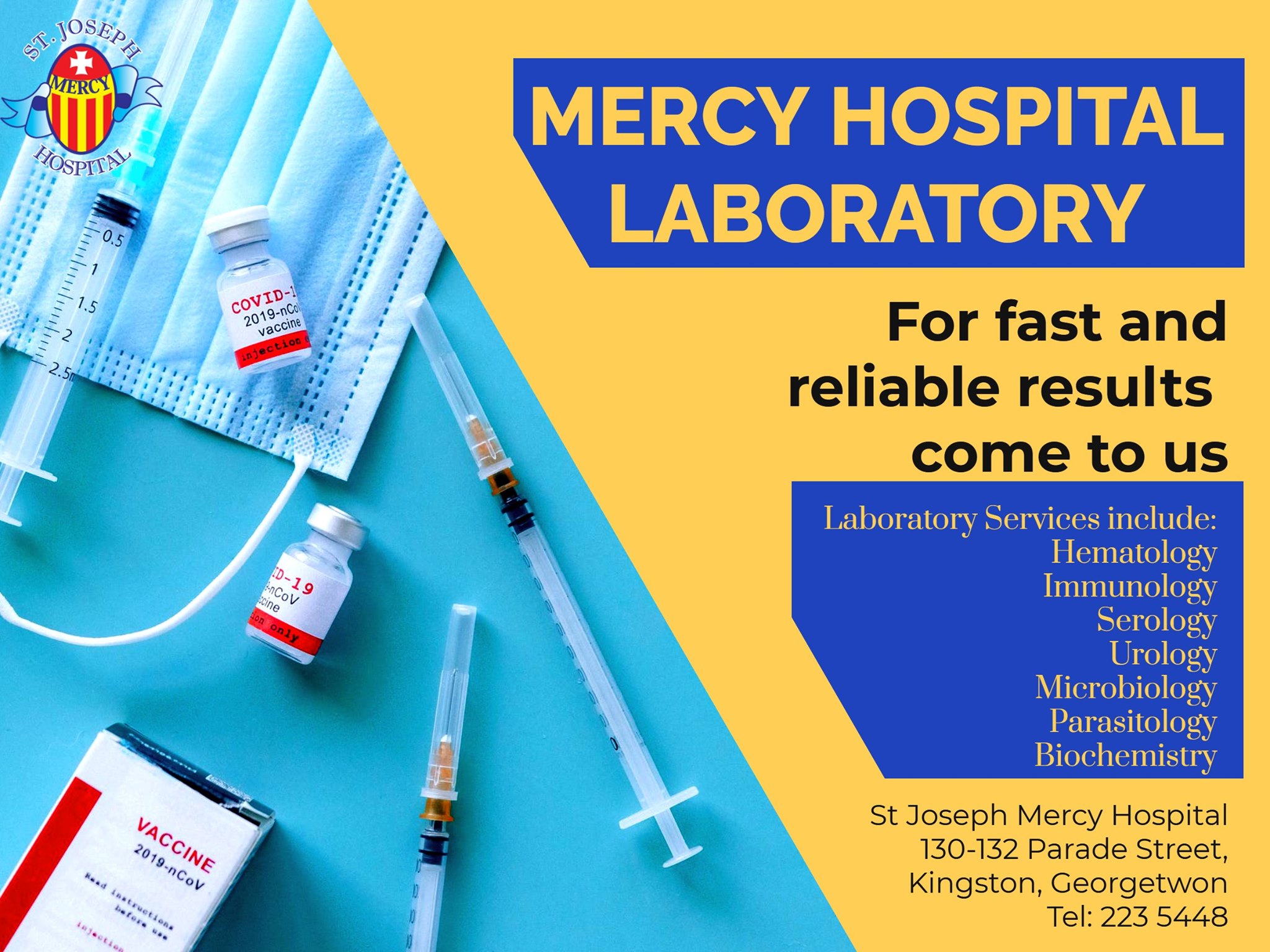 Our Lab adheres to the highest... - St. Joseph Mercy Hospital