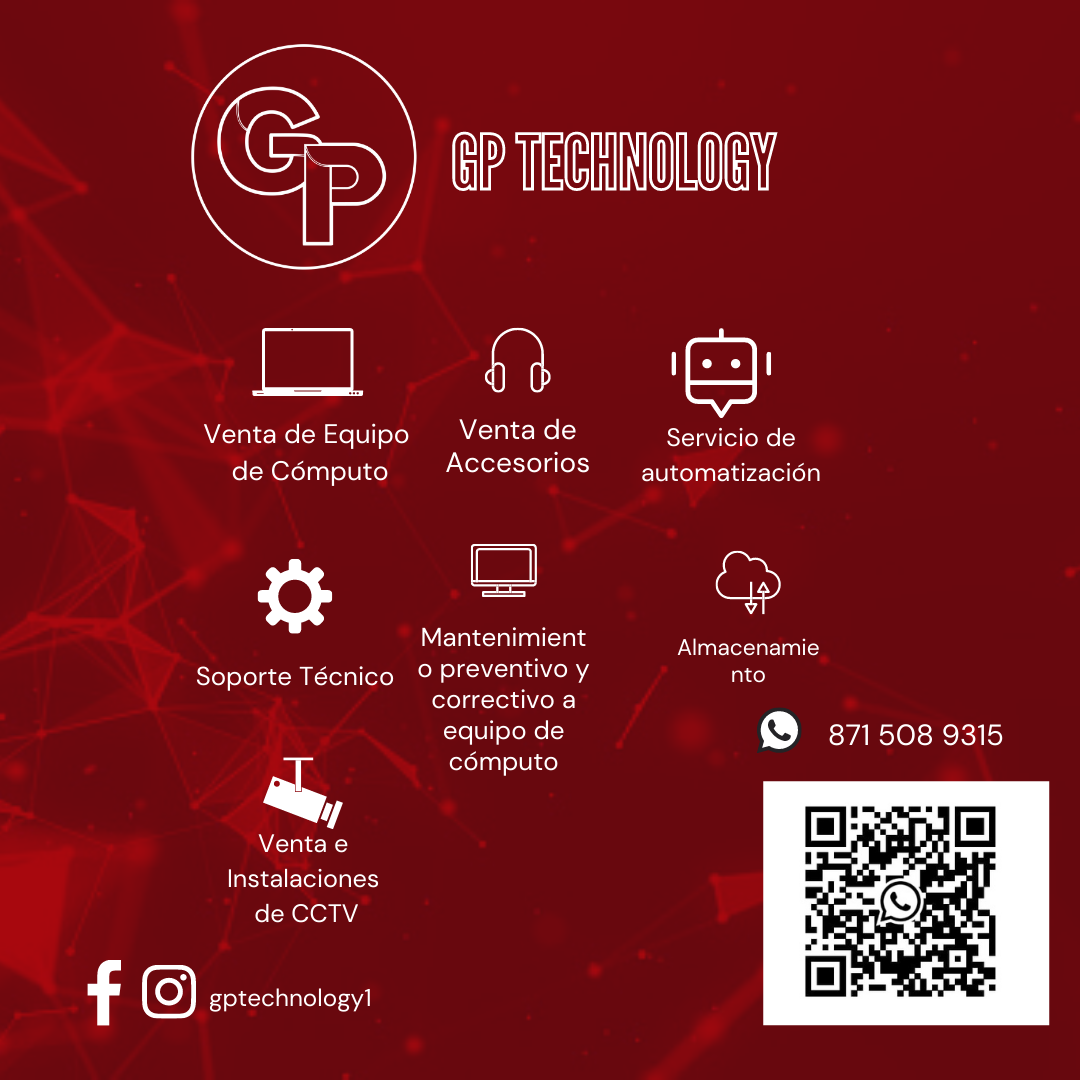 GP Technology - Conoce #GPTechnology: 💻 Venta de Equipo de... | Facebook