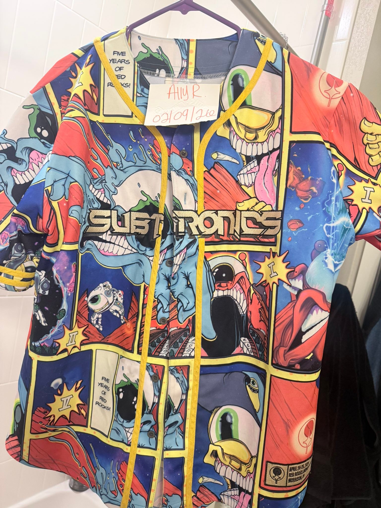 Subtronics baseball jersey for sale