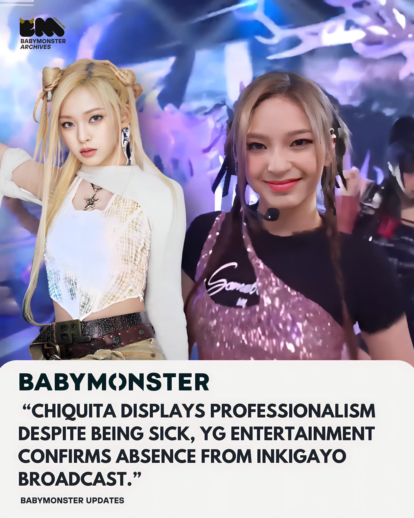 CHIQUITA shared a heartfelt message on Weverse: 