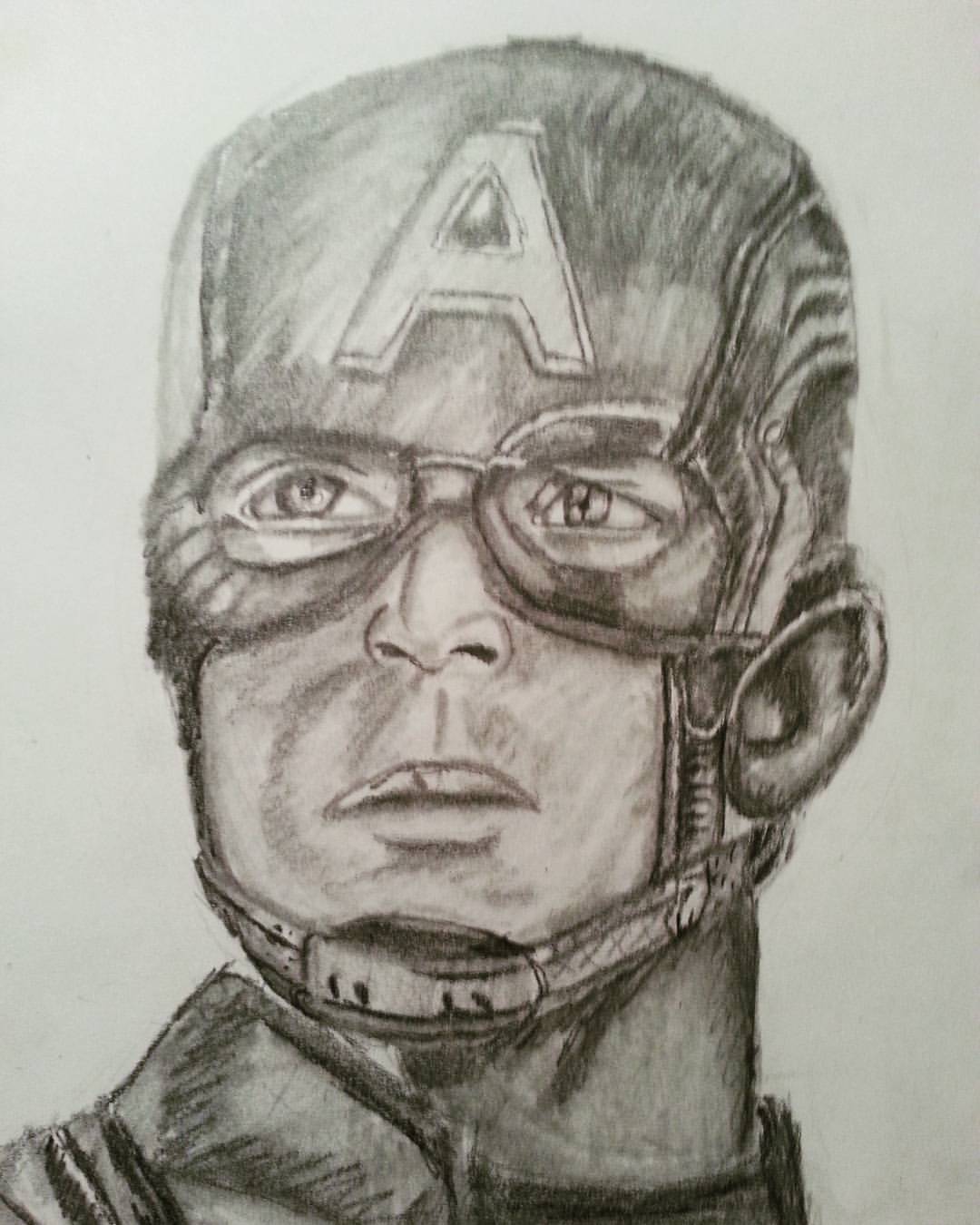 Hakeem's Art - My drawing of a Captain America... | Facebook