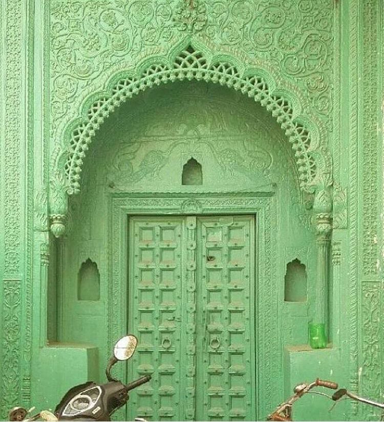 Rakshy - Not just a doorway. A hush in stone, centuries old, dyed in ...