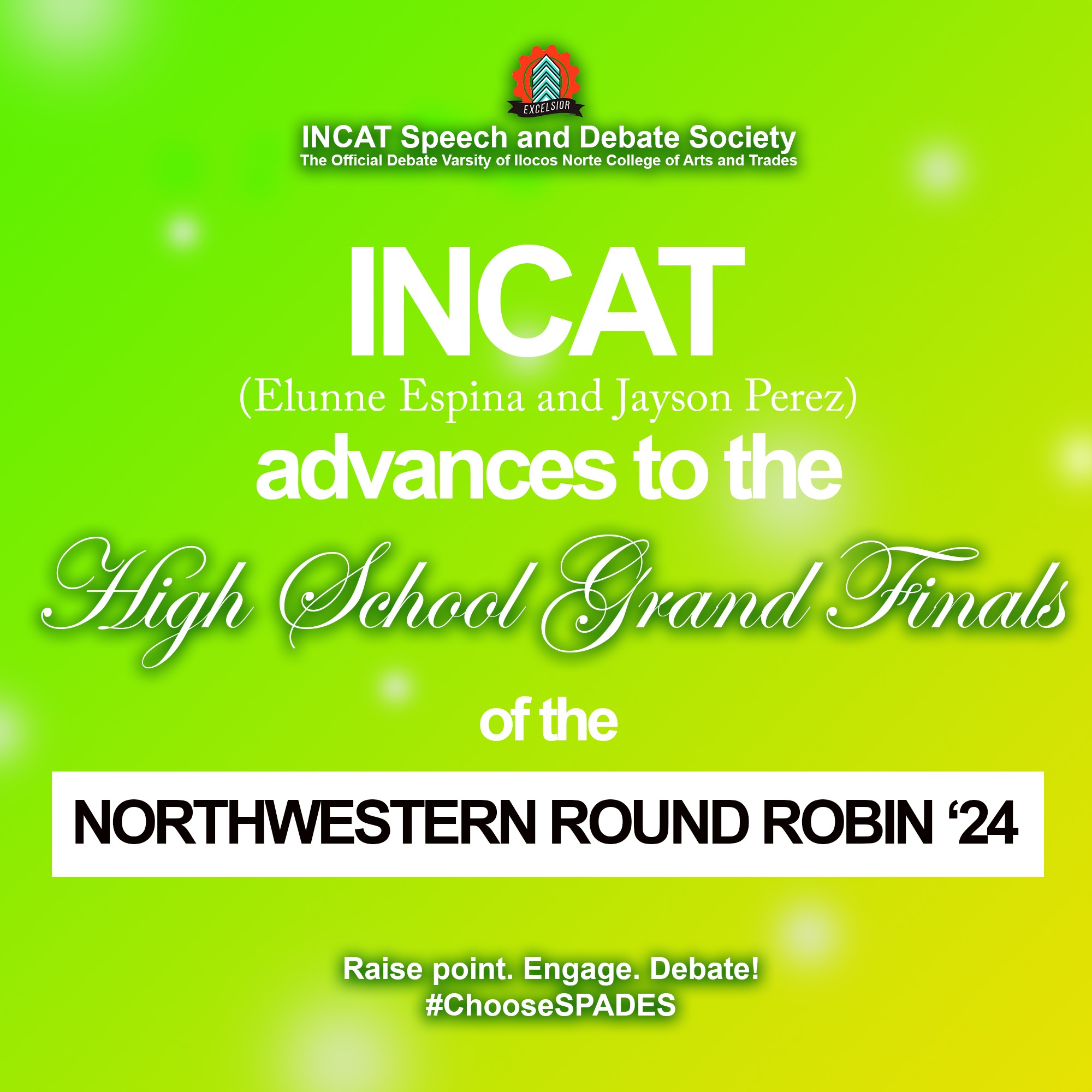 INCAT Speech and Debate Society | Laoag City