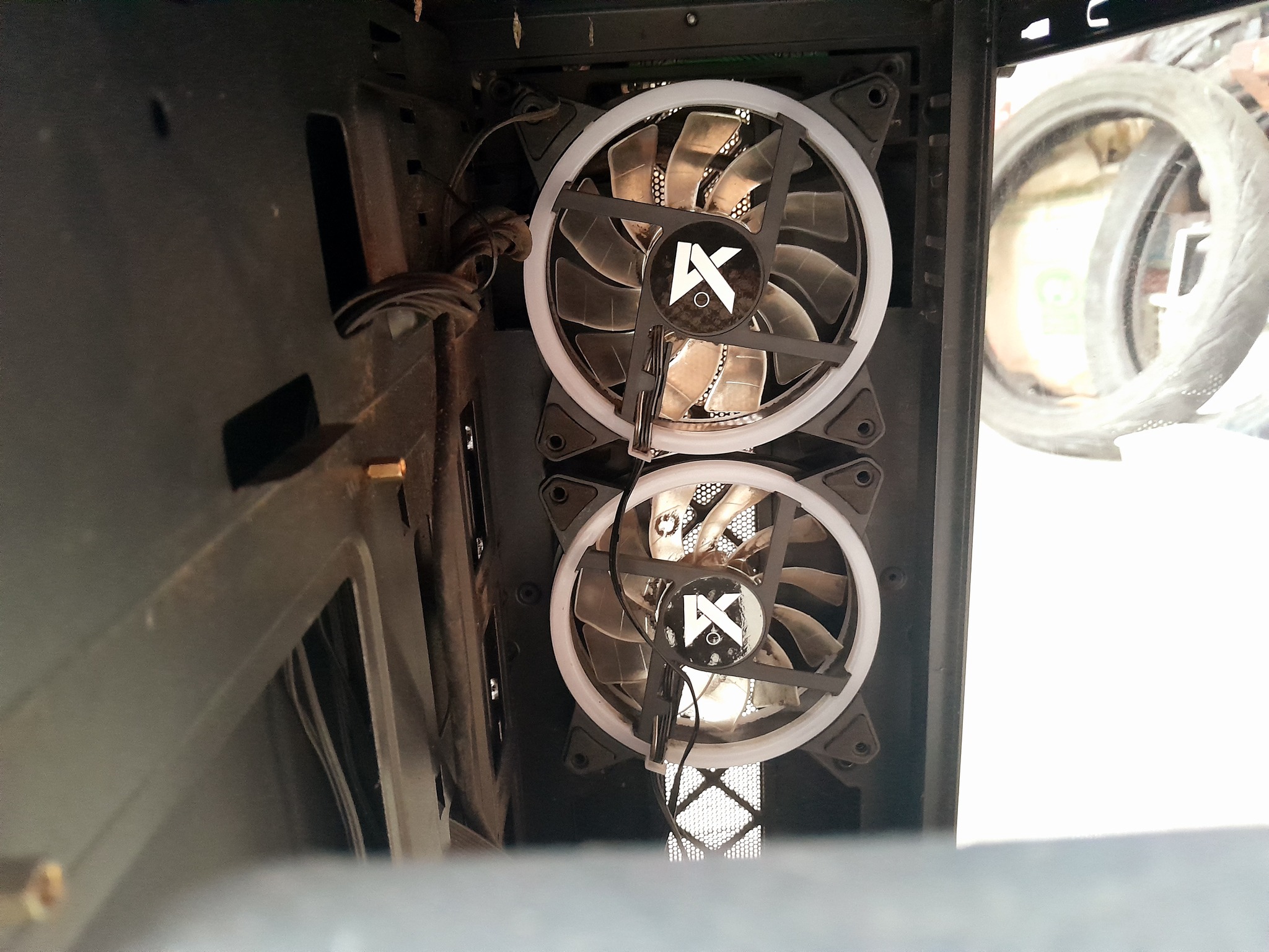 Casing PC Cube Gaming + Bonus 2 Fan Putih & Biru RX7 - Case Kesing ...