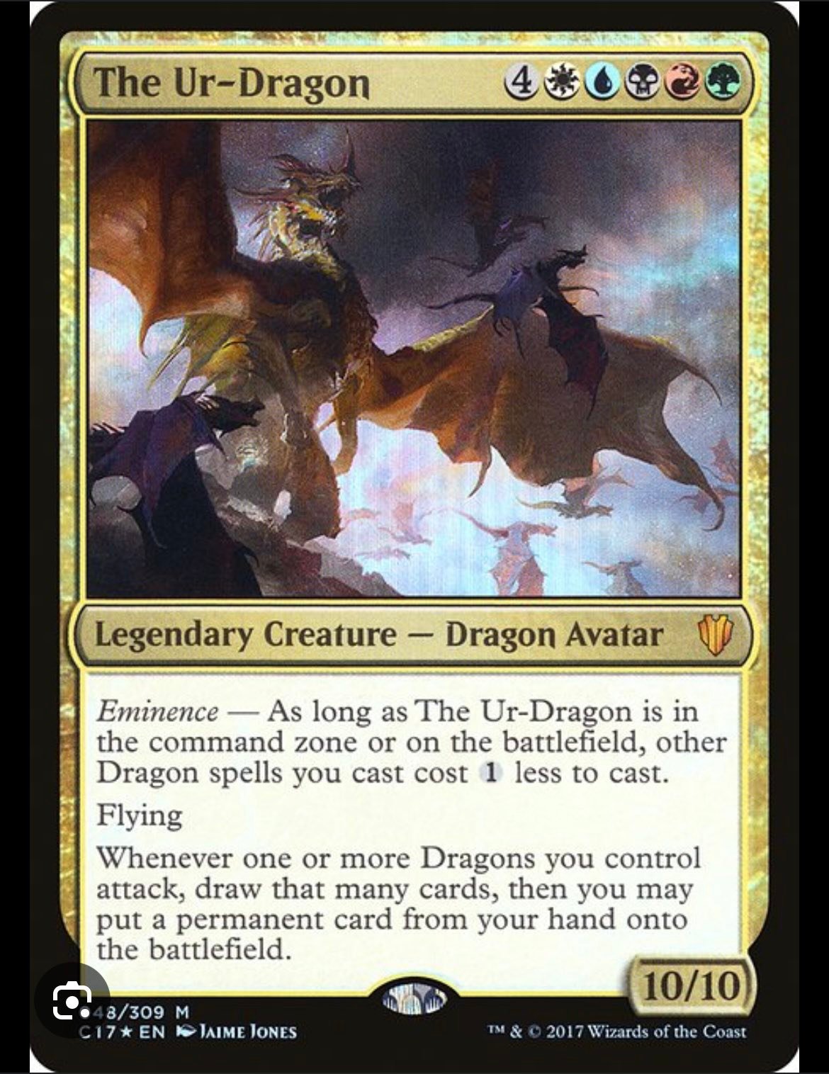 mtg commander dragon precon Magic: The Gathering Starter Deck  Draconic Destruction (Red-Green) | Ready-to-Play Deck for Beginners and Fans | Ages 13+ or Spanish Upgrading 2017 Ur-Dragon precon deck