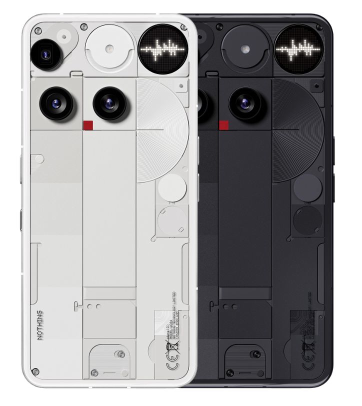 The Nothing Phone (3) with a quirky design and an affordable Black