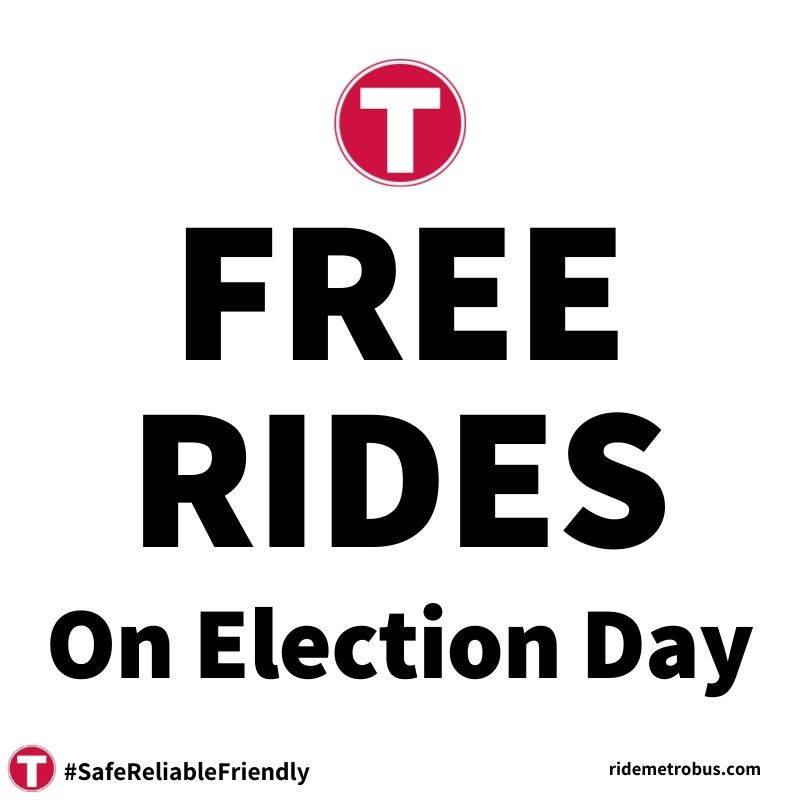 The buses are scheduled to run longer than the polls are open. Polls ...