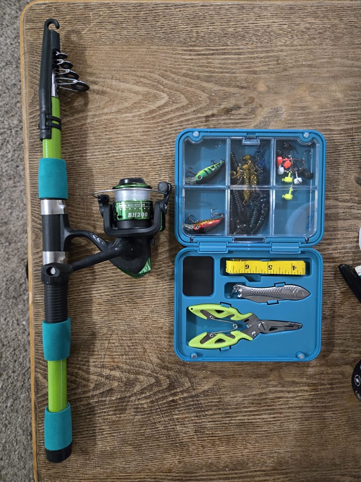 2 piece ultralight fishing pole NovaSphere Ice Rod And Reel Combo Telescopic Two Pi  Parry's Picks thicker in diameter My Ultralight Fishing Setups For