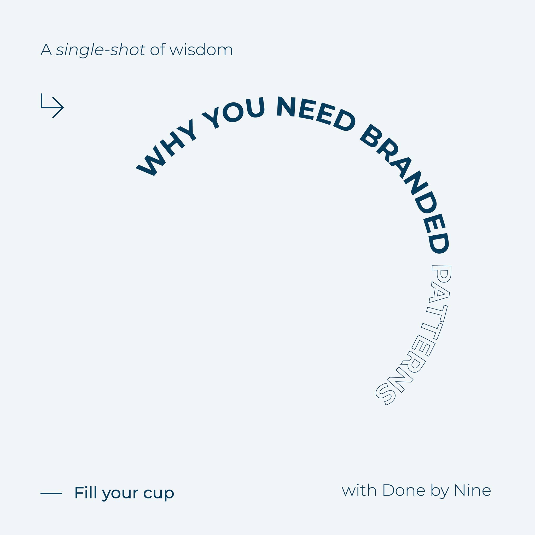 Done By Nine - Why you NEED branded patterns and HOW to... | Facebook
