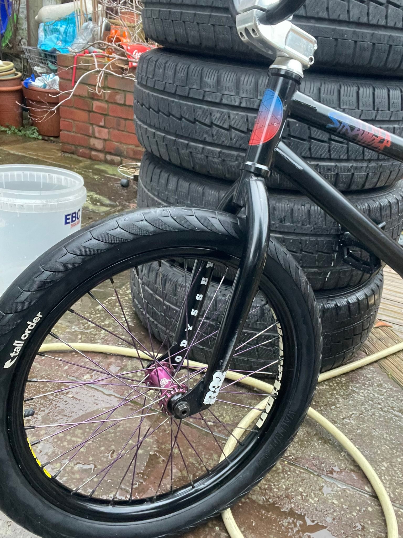 Custom 21 inch Stranger BMX bike build with Odyssey and Shadow