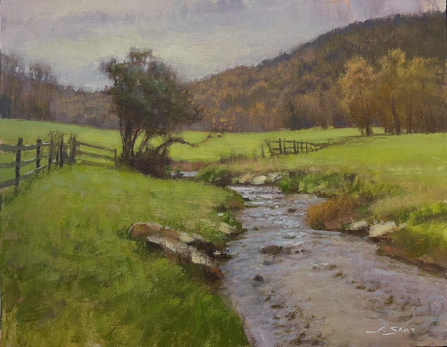 Jeremy - “Valley Run at Windy Gap” 11x14 acrylic available at https ...