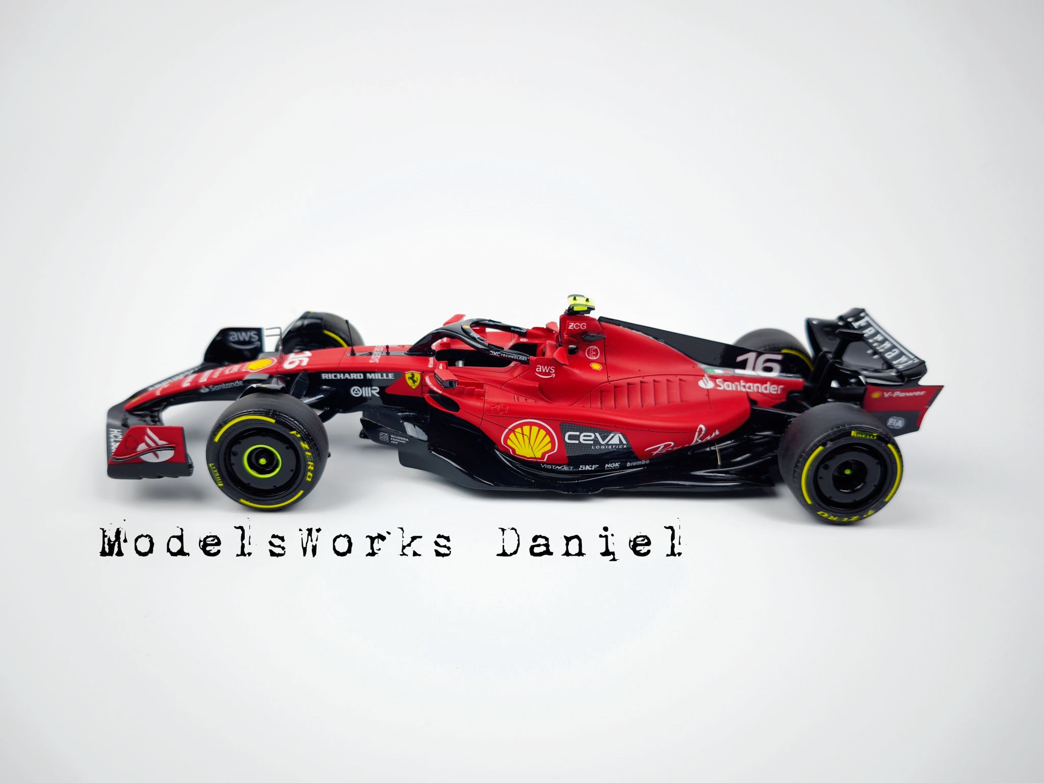 Ferrari SF23 F1 1/20 ALPHA Model #16 Charles Leclerc
