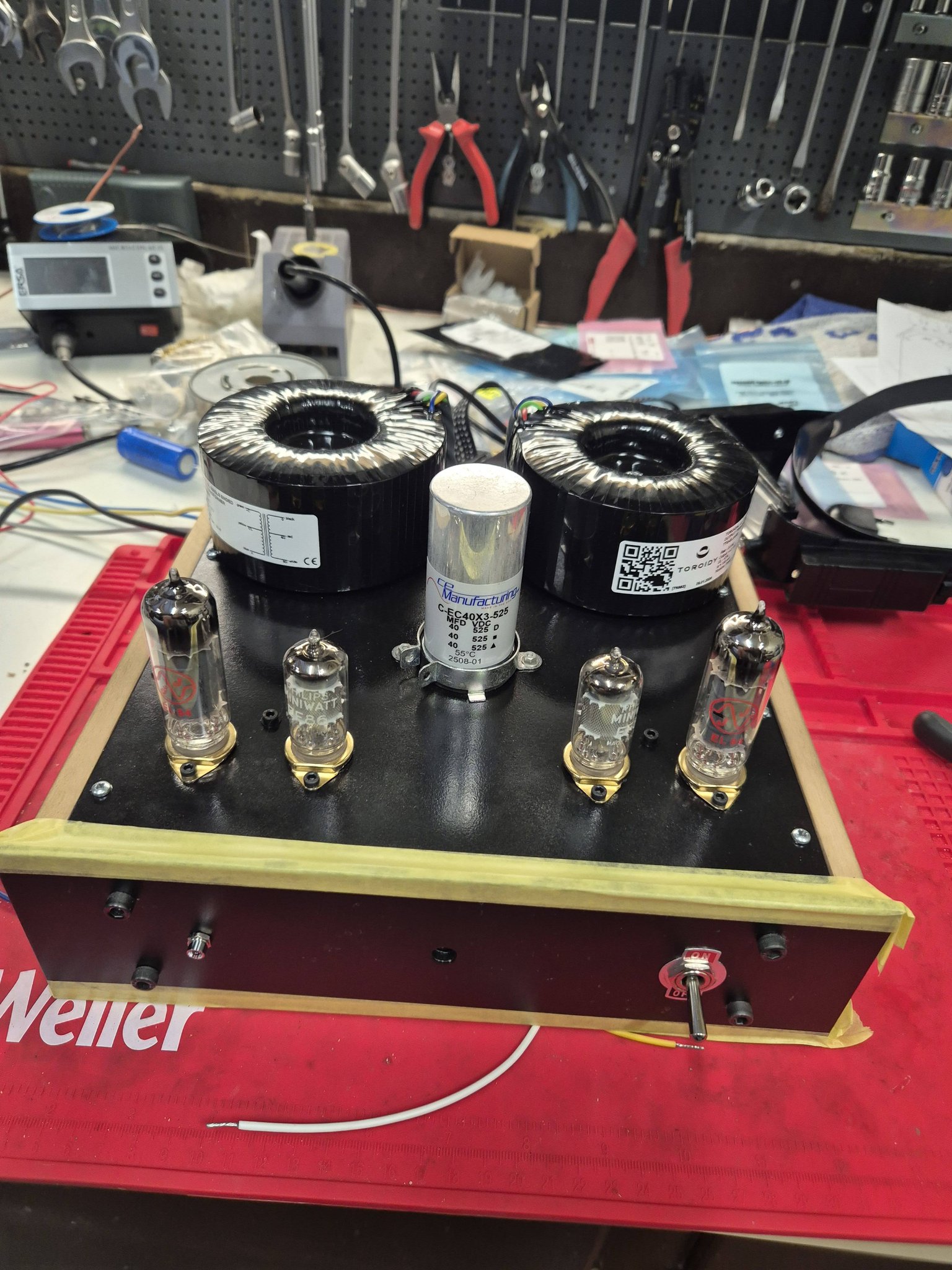 Mullard 3-3 tube amp with EF86 and EL84 tubes