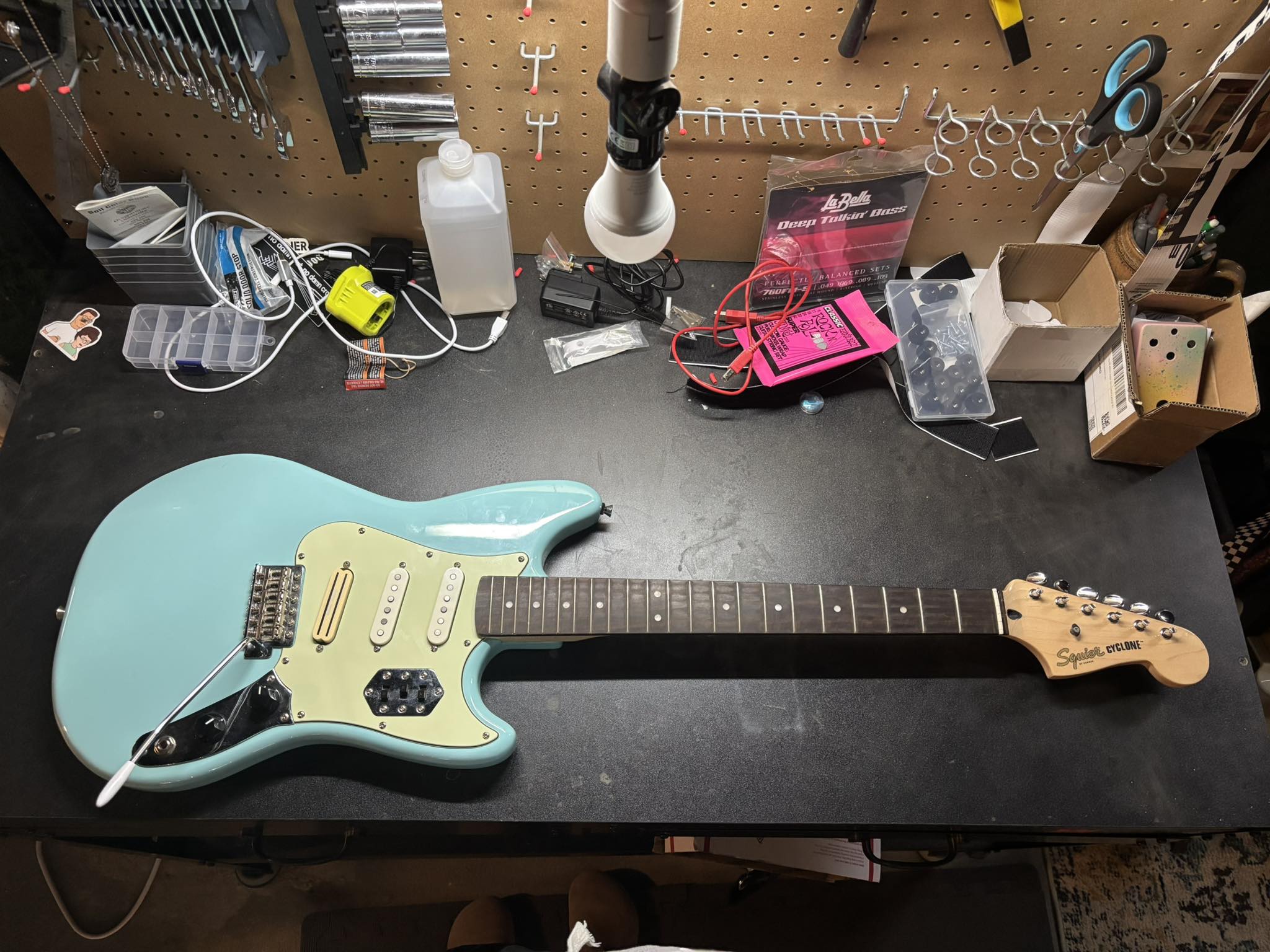 NGD: 1998 Fender Cyclone. I will be replacing these pickups, but 