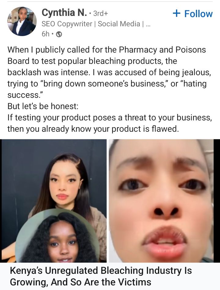 The FDA has spotted a TikTok video on the use of infusions for skin bleaching. We wish to bring to the attention of the public that these products are not registered and