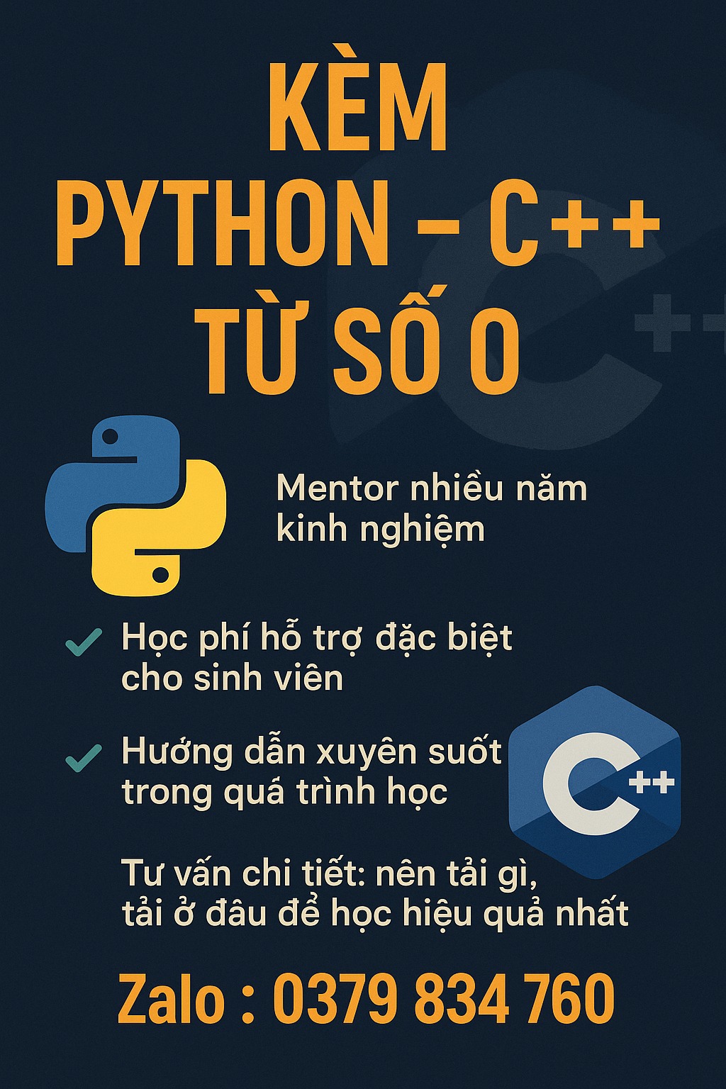 Ôn Thi Học Sinh Giỏi Tin Học, Luyện Thi Chuyên Tin C++, Pascal, Python ...