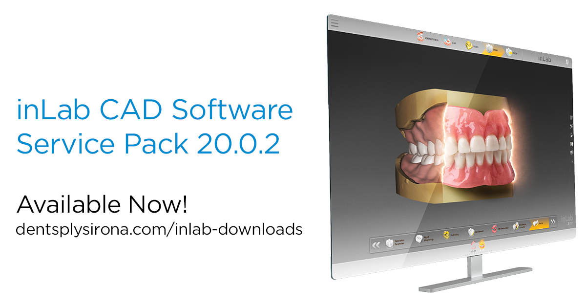 inLab CAD Software Service Pack... - Dentsply Sirona Lab | Facebook