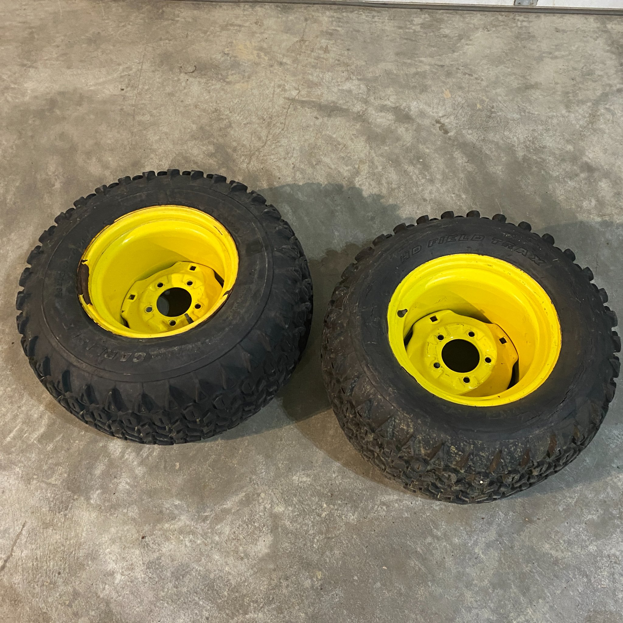 John Deere X700 4x4 Front & Rear Wheels & Tires - Car Wheels, Tires ...