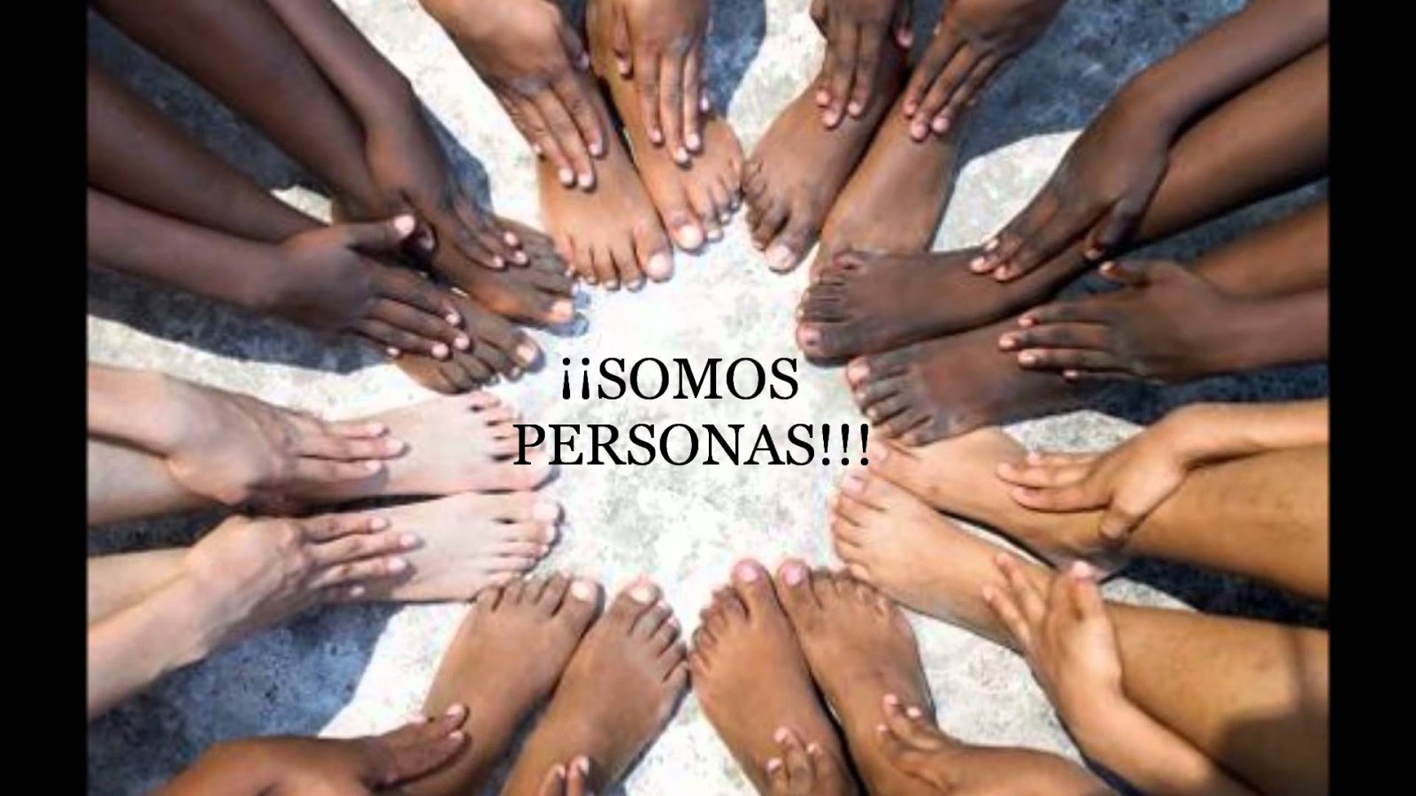 Somos una raza, la raza humana.