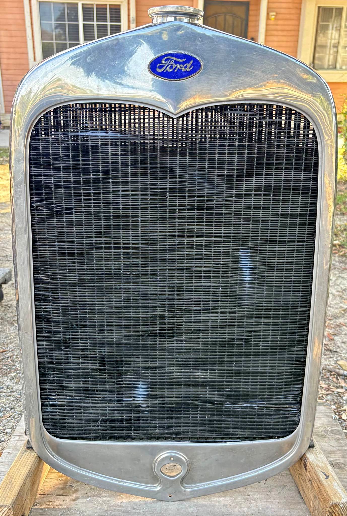 1930 Ford Model A Original Radiator 4-Piece - Car Exterior Parts - Piru ...