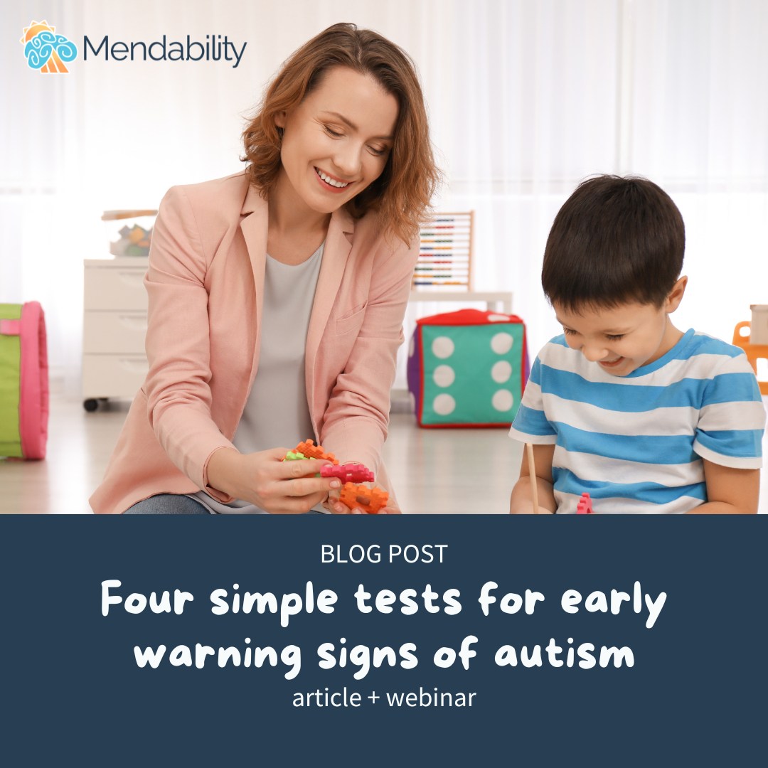 Mendability - 👀 Spotting Early Signs of Autism: A Helping... | Facebook
