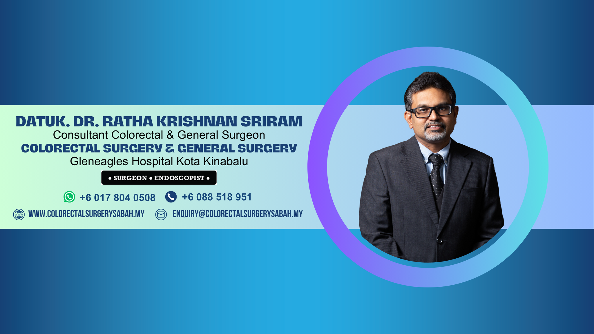 Dr Ratha Krishnan Sriram : Colorectal and General Surgeon, Kota ...
