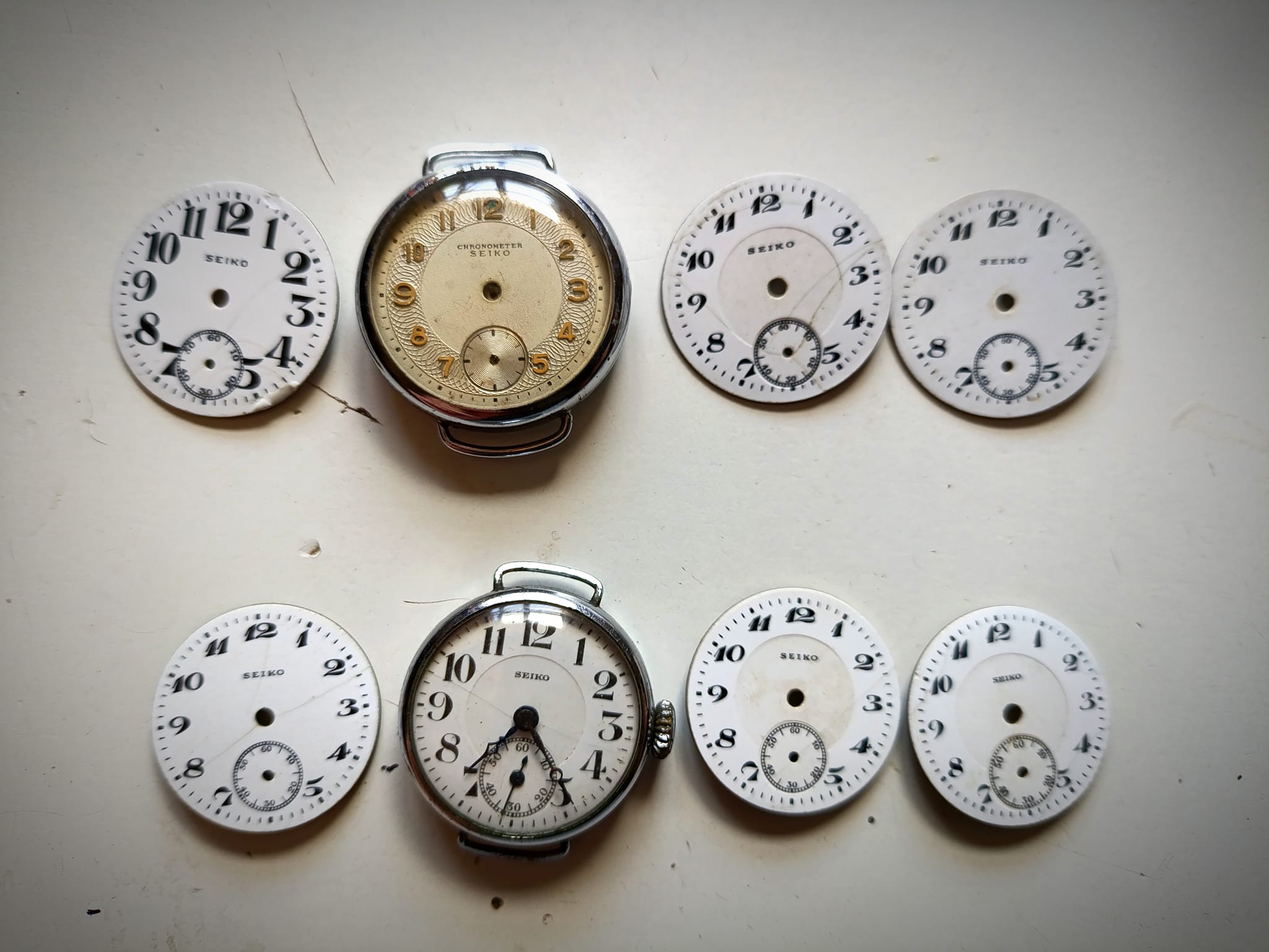 What was the first Seiko branded watch introduced in 1924?