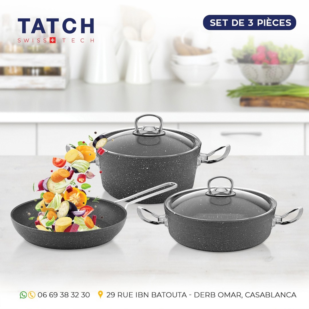 TATCH Swisstech - Cuisinez de manière homogène grâce à ce Set d’une ...