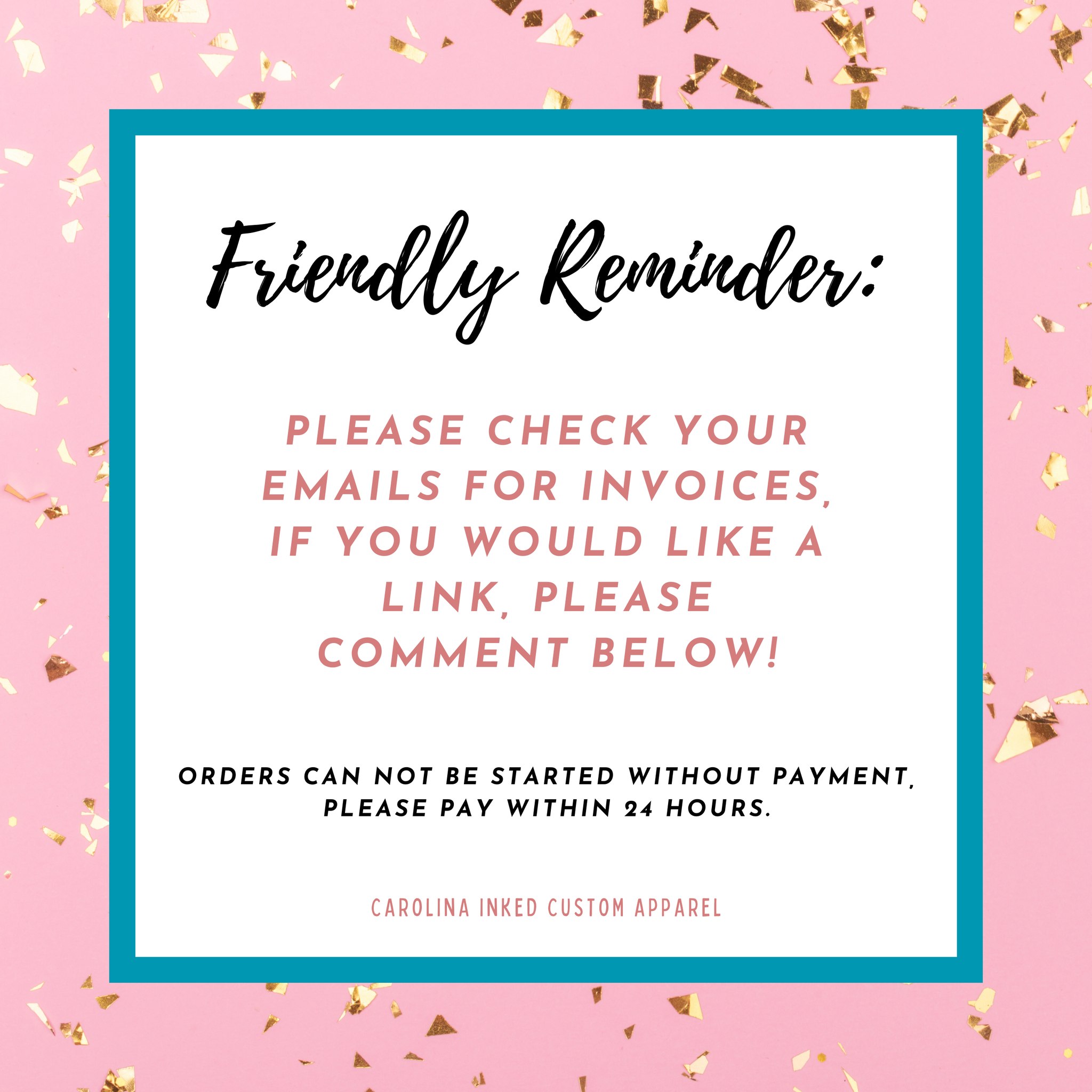 Carolina Inked Custom Apparel | # ***FRIENDLY REMINDER TAG ***🥰 | Facebook