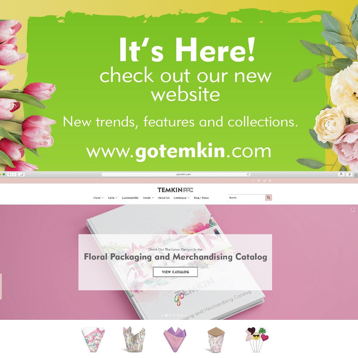 We are beyond... - Temkin PPC - Floral & Gift Packaging