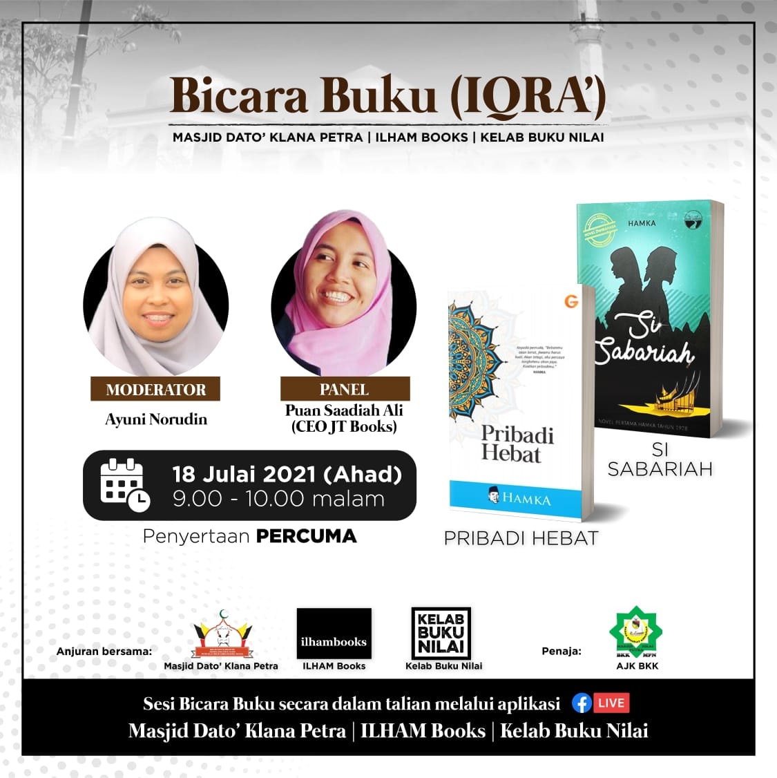 Bicara Buku Siri 3 : Pribadi... - Masjid Putra Nilai - Rasmi