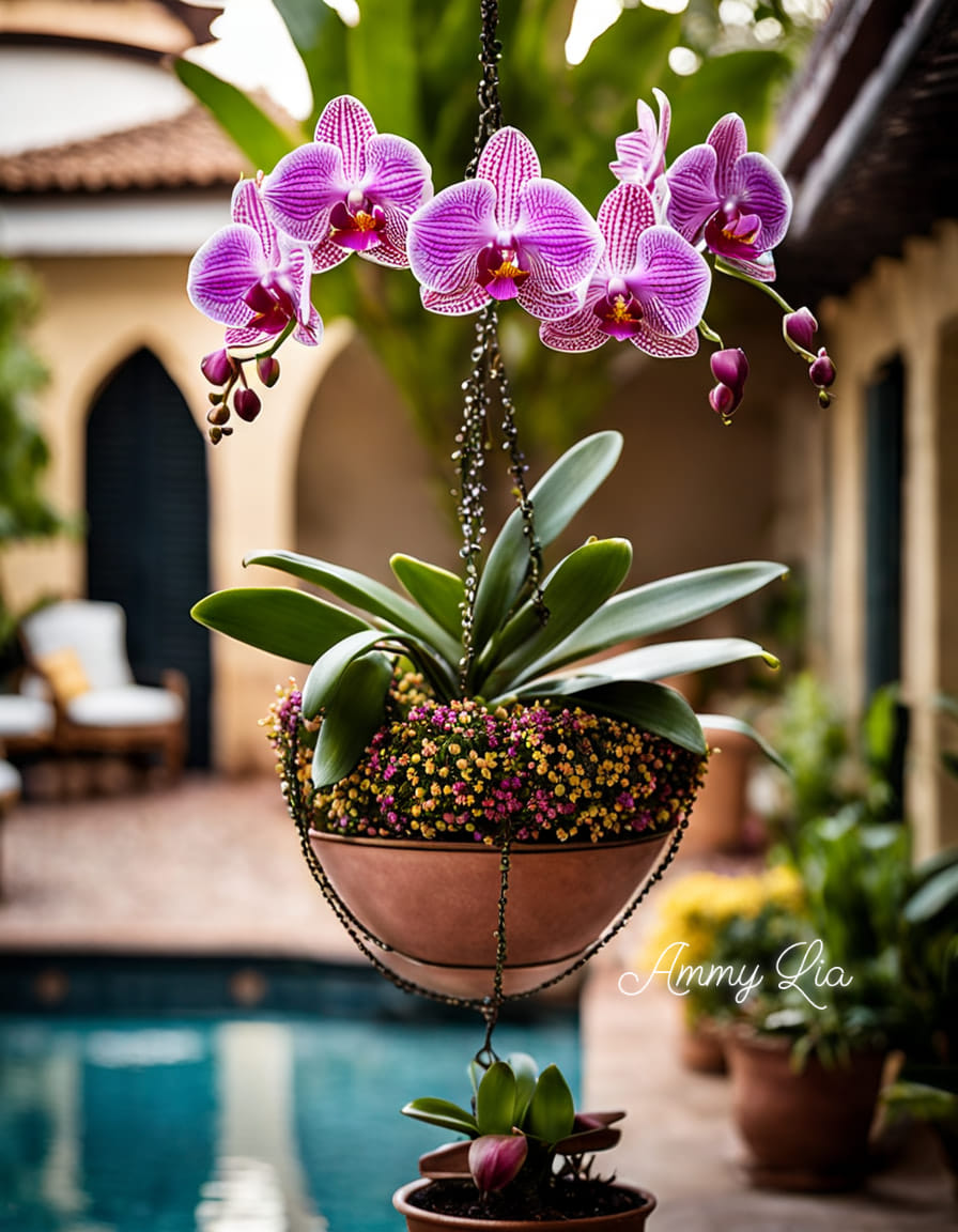 How to basket a Maxillaria Hybrid 'Hot Lava' orchid?