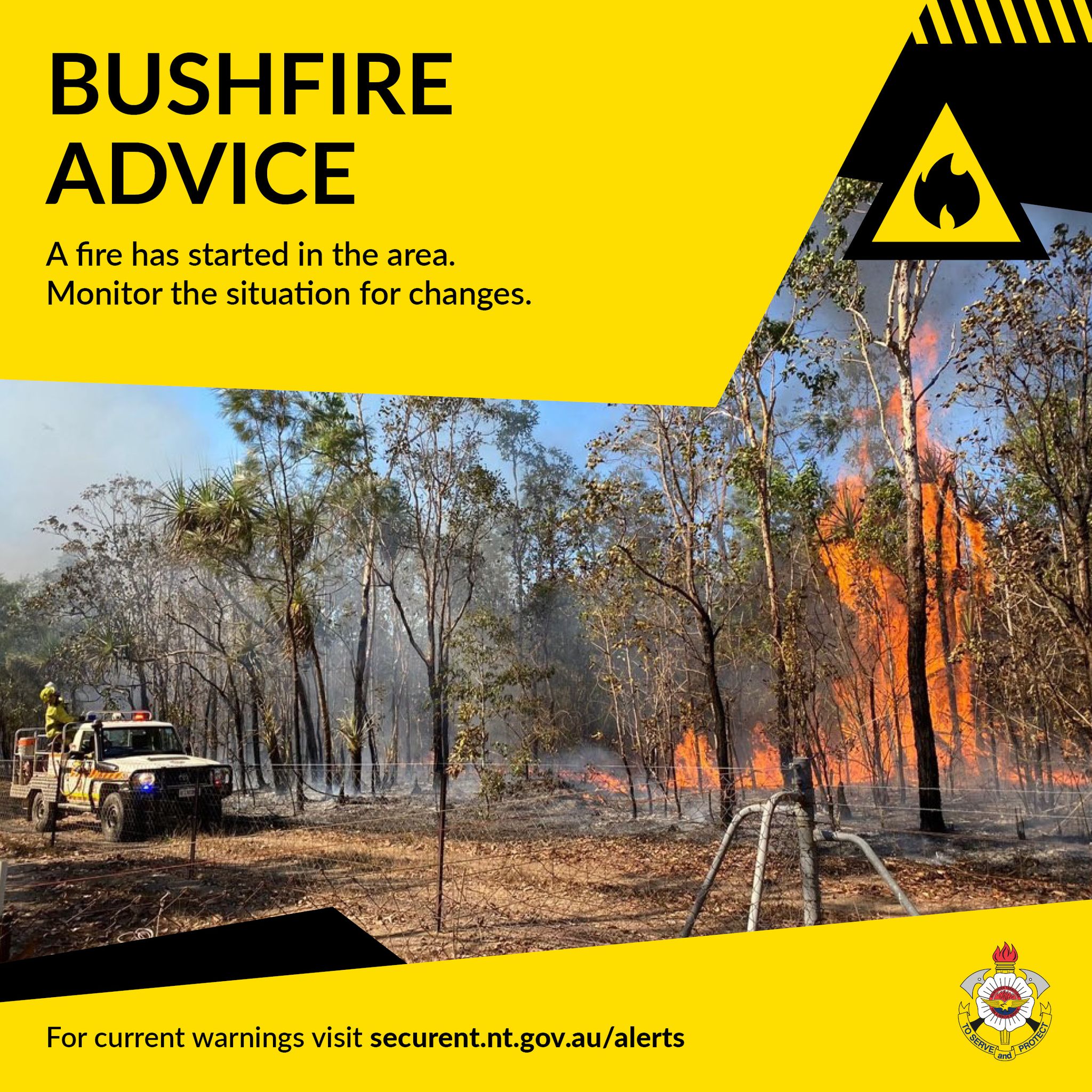 NT FIRE AND RESCUE SERVICE MESSAGE: ADVICE LOCATION: Palm Circuit ...