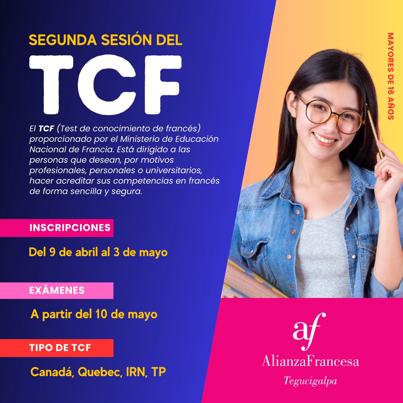 Segunda sesión del TCF... - Alianza Francesa de Tegucigalpa