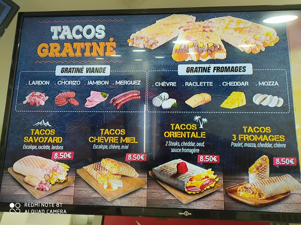 Scar Food Lorient Menu , Menu au Trequesser Kevin fast food, Lorient ...