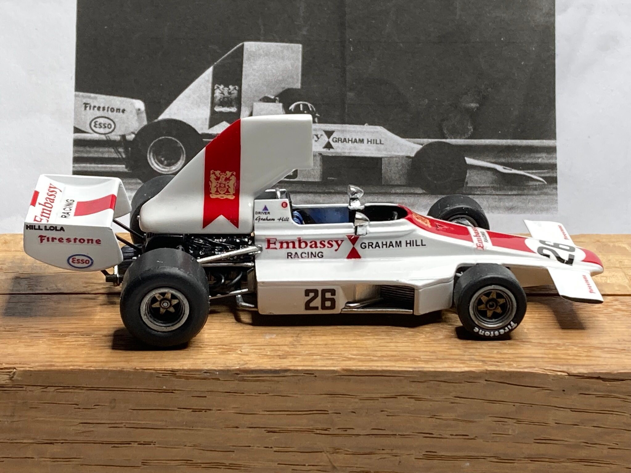 S.R.C　1/43　01-79 Embassy Racing '74 Lola Graham Hill's Embassy Racing Lola T370 model kit build