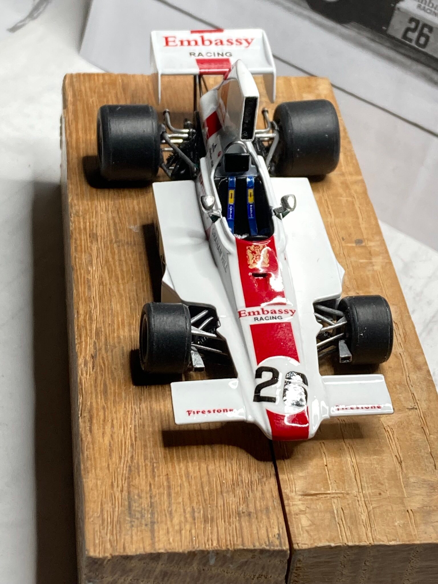 Graham Hill's Embassy Racing Lola T370 model kit build