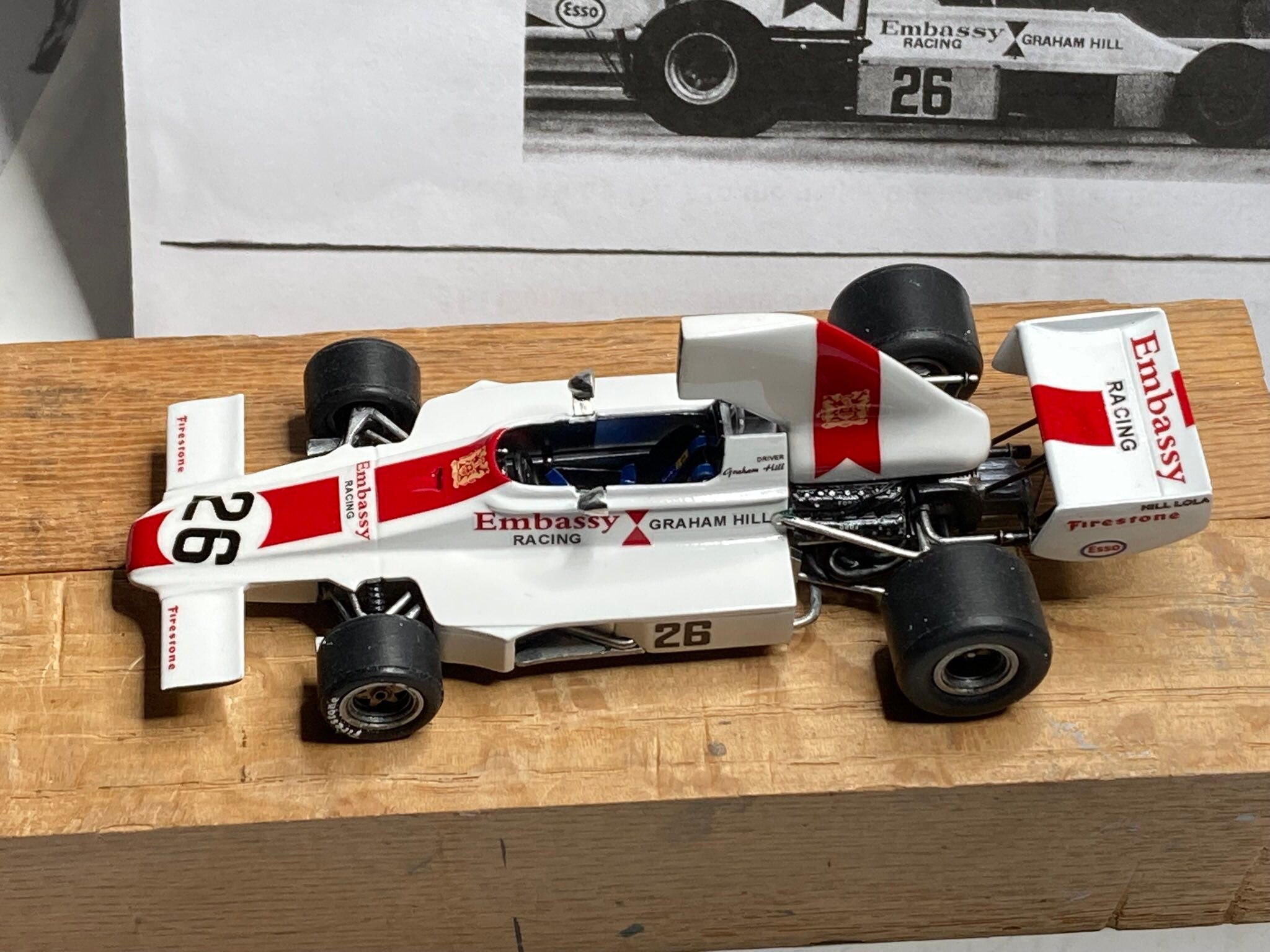 S.R.C　1/43　01-79 Embassy Racing '74 Lola Graham Hill's Embassy Racing Lola T370 model kit build