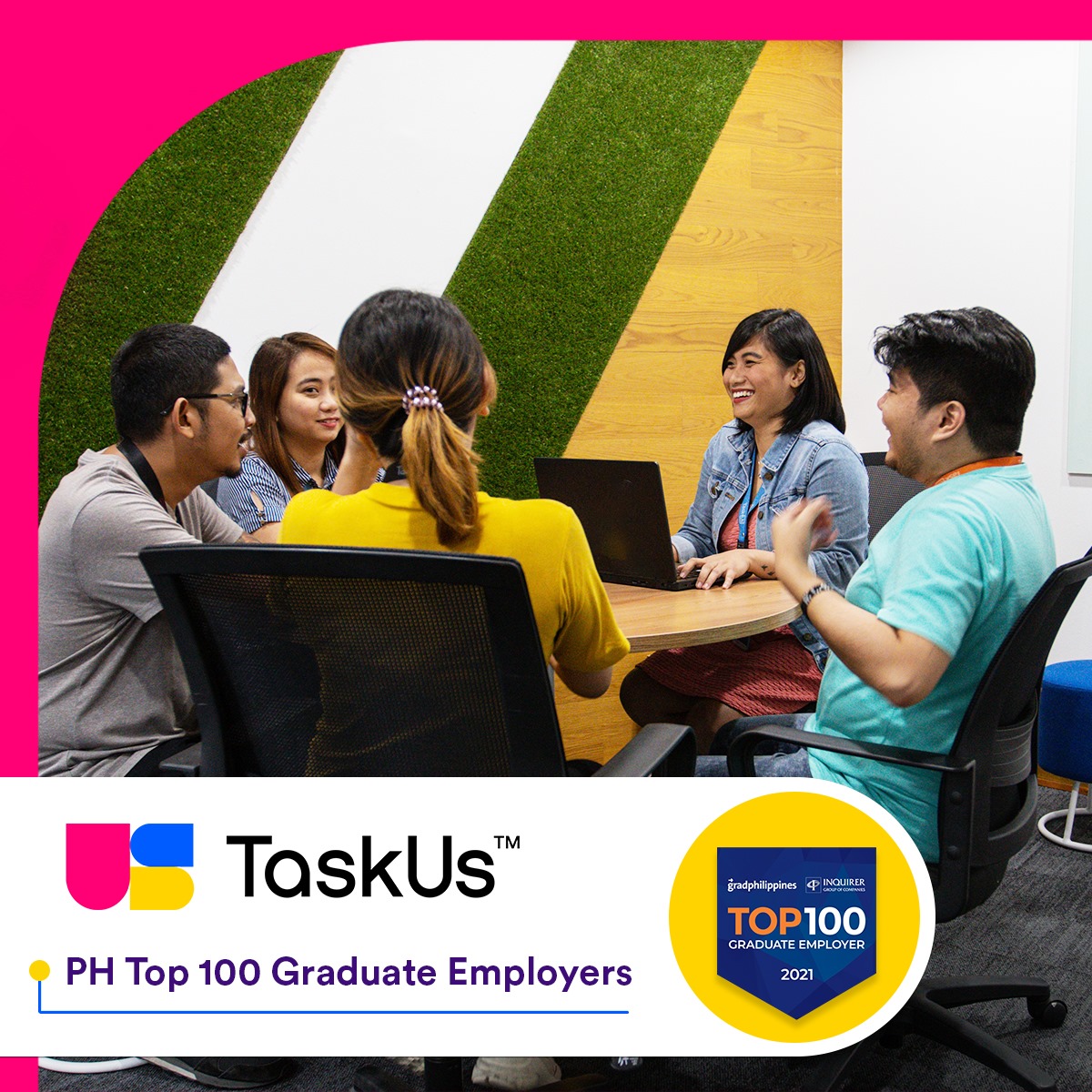 TaskUs - Another win! We are recognized by GradPhilippines... | Facebook