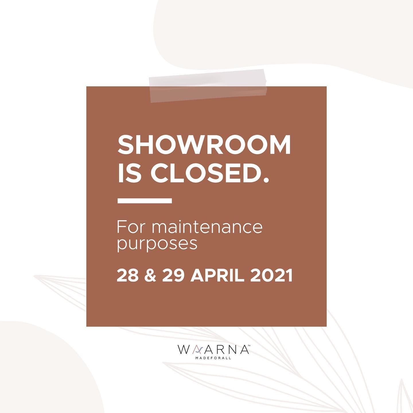 Waarna - ⛔️Important Notice ⛔️ Waarna Showroom in Seksyen...