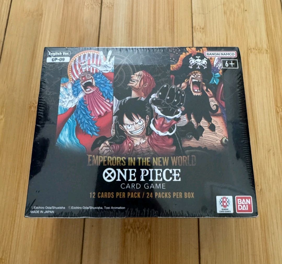 op 09 english booster box One Piece TCG Emperors in The New World OP-09 Asia  Exp. Share Collectible $5K CARD HUNT! One Piece