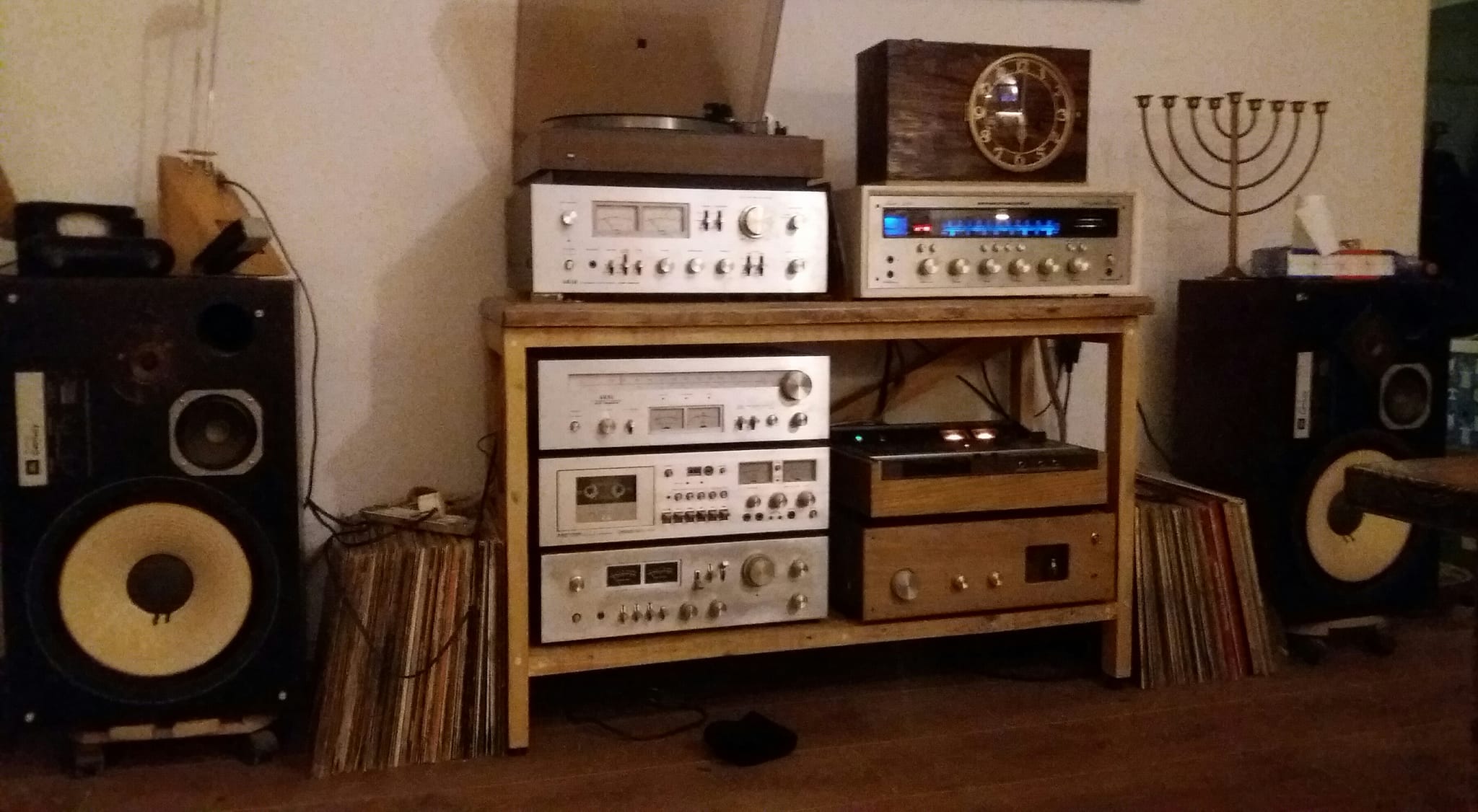 JBL L300 - Altec A5 #vintagejbl #alteclansing